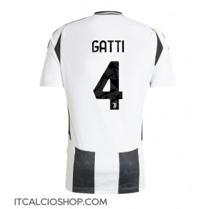 Juventus Federico Gatti #4 Prima Maglia 2024-25 Manica Corta